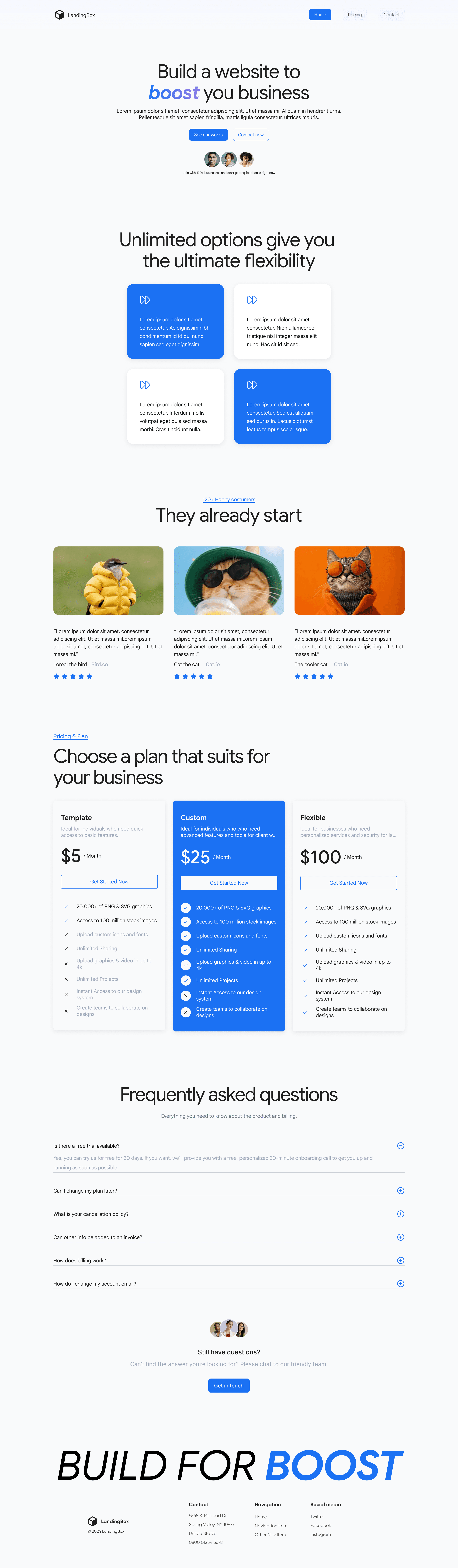 LandingBox - Website Builder SaaS